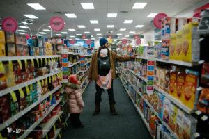 snow storm shopping