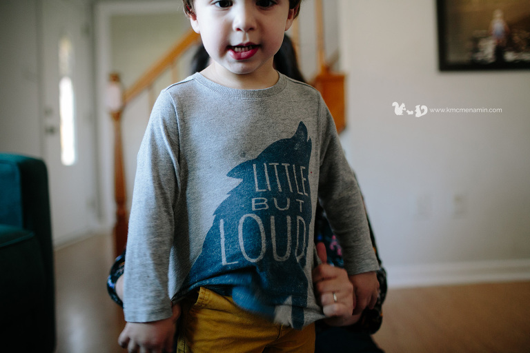 little boy, little but loud