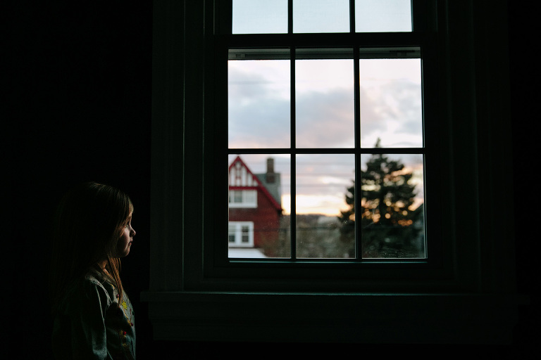 the magic of light workshop sunset in window