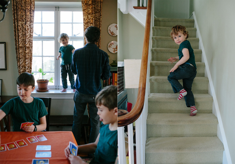 kids in home documentary family photography