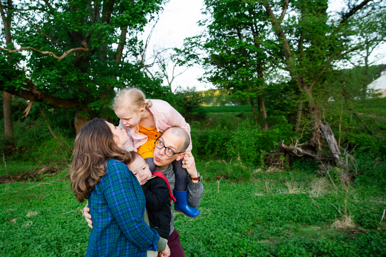 valley forge sunrise family photography session