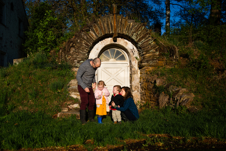 valley forge sunrise family photography session