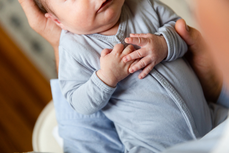 newborn baby's hands