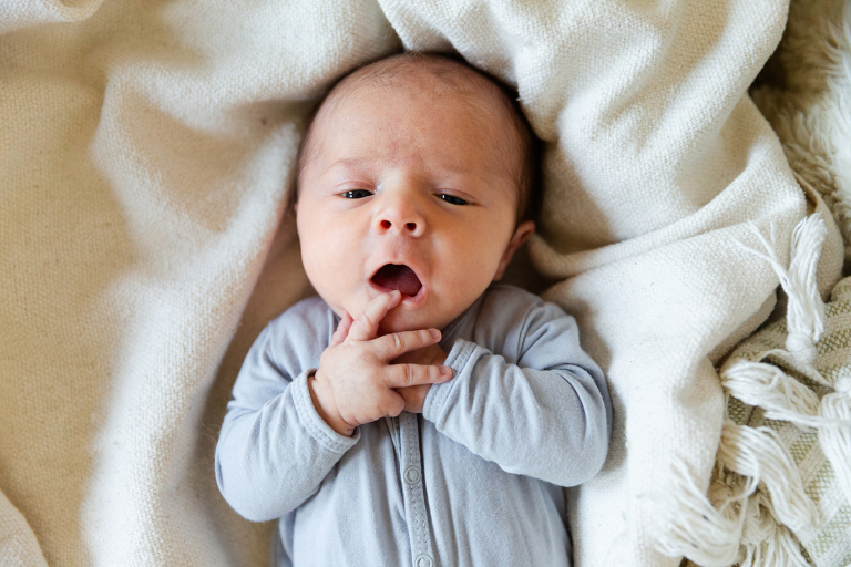 newborn baby portrait in Classic in home Newborn Session